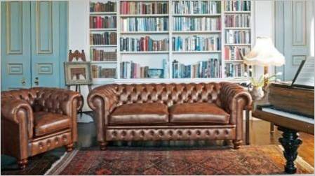 Engleski Style Sofas: Značajke, sorte i izbor