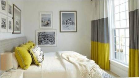 Kako odabrati zavjese u spavaćoj sobi u boji?