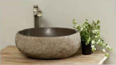 Kamene školjke u kupaonici: Značajke, pravila izbora, zanimljivi modeli