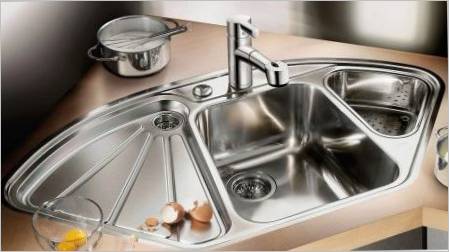 Metalni umivaonici za kuhinju: prednosti i mane, vrste, izbor i njegu
