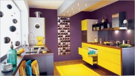 Žute kuhinje: Odabir slušalice, dizajna i kombinacije boja