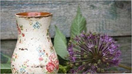 Decoupage vaze: stilski smjerovi i suptilnosti