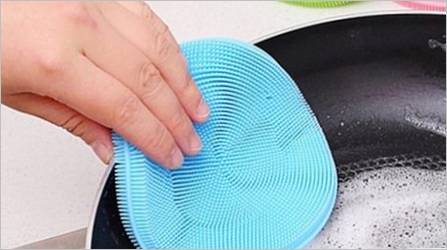 Silikonske spužve za pranje posuđa: Vrste i uporaba