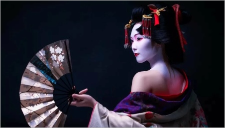 Značajke šminke Japance Geisha