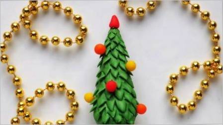 Kako napraviti božićno drvce od plastelina?