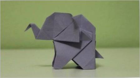 Izrađujemo origami u obliku slona