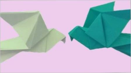Kako napraviti origami u obliku golubice?