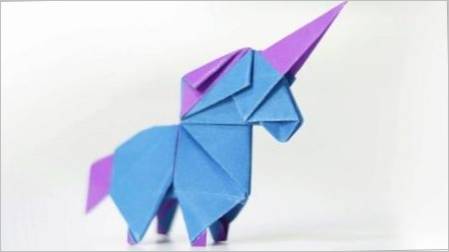 Kako napraviti origami u obliku jednoroga?