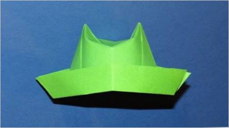 Mogućnosti za sklopivi origami u obliku šešira