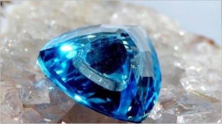 Plavi topaz: Vrste kamena, svojstva i područja primjene