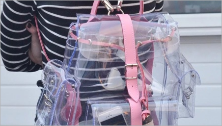 Značajke transparentnih ruksaka
