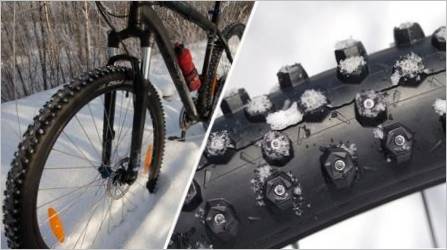 Zimske gume za bicikl: njihove značajke i kriterije odabira
