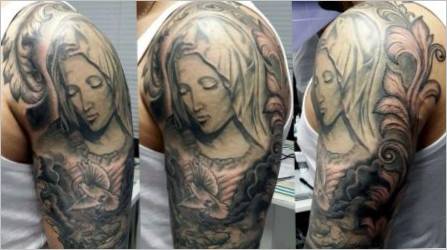 Tattoo  Djevica Marija 