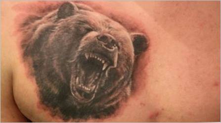 Tattoo Ukal medvjed 