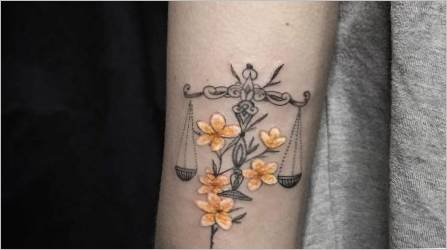 Tetovaža kao znak zodijaka vage