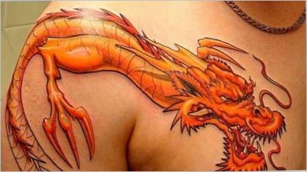 Tetovaža Pregled s kineskim zmaja