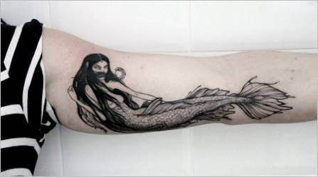 Tetovaža slikom sirene