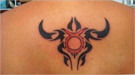 Tetovaža u obliku horoskopski znak Bika