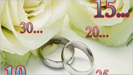 Imena godišnjice vjenčanja i tradicije njihovih proslava