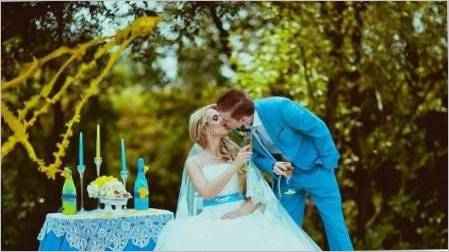 Plava vjenčanica - za neobičnu sliku